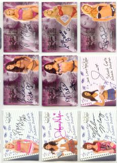 2012 BENCHWARMER EXCLUSIVE HAPPY NEW YEAR PROMO AUTOGRAPH LISA GLEAVE