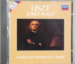 Liszt Piano Works Volume 5 Jorge Bolet CD London 1984 w Germany