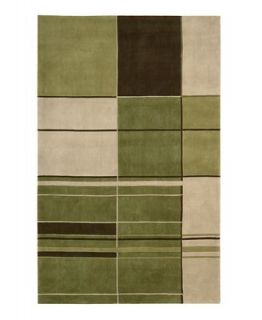 Nourison Area Rug, Dimensions ND 22 Green 23 x 8 Runner Rug