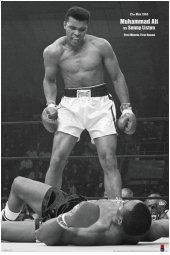 36 inches) poster  Muhammad Ali vs Sonny Liston   Poster, portrait