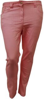 New Ladies Plus Size Skinny Jeans Womens Bright Summer Color Trousers