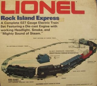 LIONEL Rock Island O 27 Train Set 6 1386 O27 w/ #8304 4 4 2 Atlantic