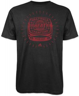 adidas NBA T Shirt, Miami Heat NBA Championship Ring Up Tee