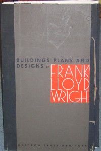 Frank Lloyd Wright Perspective and Plans w E Martin House Illinois