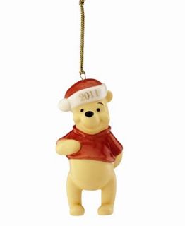 Lenox Christmas Ornament, 2011 Poohs Santa Surprise