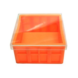 Silicone Soap Molds Orange Loaf Tray 53oz 1 5kg