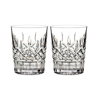 Waterford Drinkware, Set of 2 Lismore Double Old Fashioned Glasses