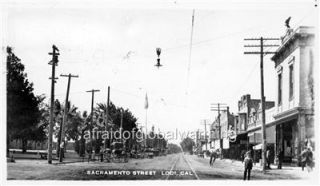 Old Photo Lodi California Sacramento Street