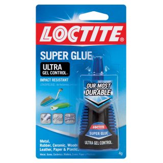 Loctite 1363589 Ultra Gel Control Rubber Toughned Super Glue 4 Gram
