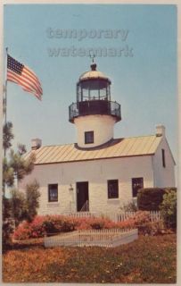 San Diego CA Old Spanish Lighthouse Cabrillo National Monument 1960s