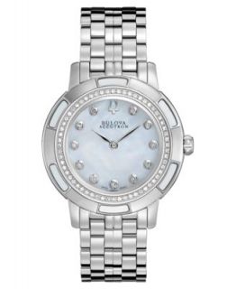 Bulova Accutron Watch, Womens Swiss Pemberton Diamond (1/4 ct. t.w