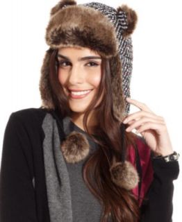 Collection XIIX Hat, Double Pom Pom Knit Hat   Handbags & Accessories
