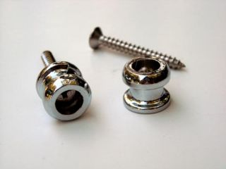 Replacement Buttons for Schaller Strap Lock Chrome