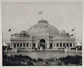1893 Chicago Worlds Fair Horticultural Building Dome Original