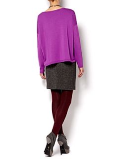 Oui Knit square pullover Violet   