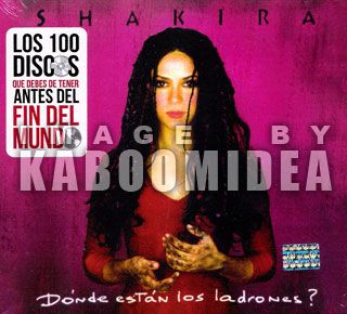 Shakira Donde Estan Los Ladrones Mexican Digipak Edition CD 2012 New