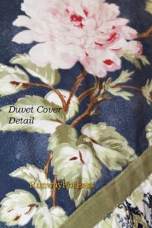Vintage Chic Locust Valley Bedding Twin Bed Cotton Duvet Cover 1 Sham