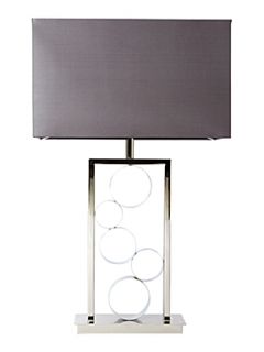 Casa Couture Lawrence polished nickel table lamp   