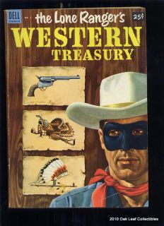 Lone Rangers Western Treasury Dell Giant 1 Comic 1953