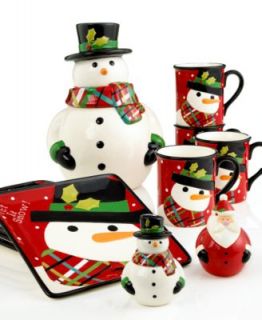 Christmas Cut Outs Snowman Dinnerware Collection