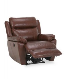 with Vinyl Sides & Back Power Recliner Chair, 39W x 40D x 40H