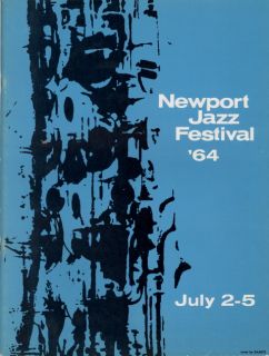 Louis Armstrong 1964 Newport Jazz Festival Program Book