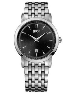 Hugo Boss Watch, Mens Stainless Steel Bracelet 40mm 1512720   All