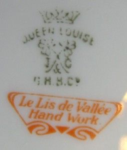 Louise Lily of The Valley Jaeger Bavaria Salad Plate