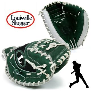 Louisville Silver Slugger Baseball Catchers Mitt Glove Green 32 5