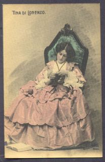 Tina Di Lorenzo Italian Actress Vintage Postcard