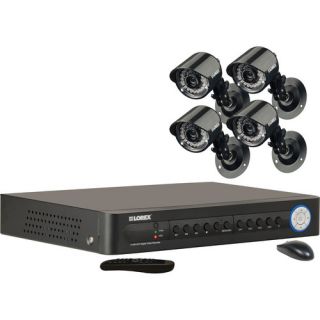 Lorex Security Surveillance Video System DVR 4 Camera