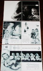 1961 Ideal Doll Dealer Catalog Kissy Thumbelina Dolls