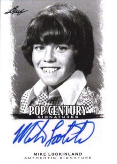 Mike Lookinland 2012 Leaf Pop Century Ba ML2 Autograph Auto N1646