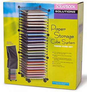 12x12 Wire Paper Storage Organizer Holder Cube System