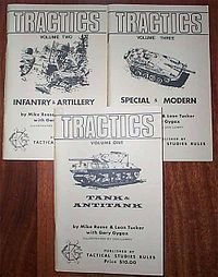 Tractics Gary Gygax First Edition WWII Miniatures Rules Volumes I II