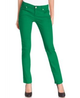 INC International Concepts Petite Jeans, Skinny Colored Denim   Womens