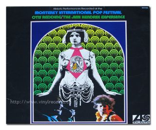 Jimi Hendrix Otis Redding Monterey International Pop Festival 12 LP