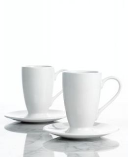 Konitz Drinkware, Set of 2 Coffee Bar Maxi Mugs   Casual Dinnerware