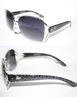 Louis V Eyewear Paris Sunglasses Large Boho Shades Metal Black Silver