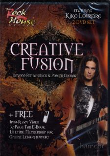 of Sheet Music   Kiko Loureiro Creative Fusion Guitar Tuition DVD Set