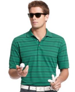 Izod Shirt, Oxford Stripe Polo Golf Performance Shirt