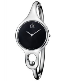 ck Calvin Klein Watch, Womens Swiss Delight Stainless Steel Bangle
