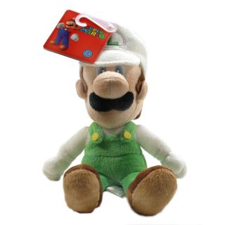 Super Mario Bros Fire Luigi 9 Plush New