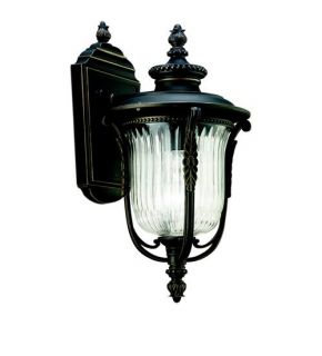 Kichler Luverne Rubbed Bronze Outdoor Wall 1 Light 49001RZ