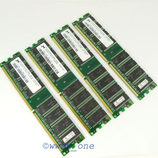 KIT (4x512MB) PC3200 DDR400 184pin DDR DIMM Low Density Desktop Memory