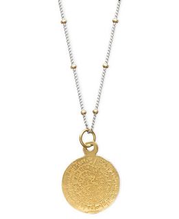 Studio Silver Two Tone Necklace, 18k Gold over Sterling Silver and