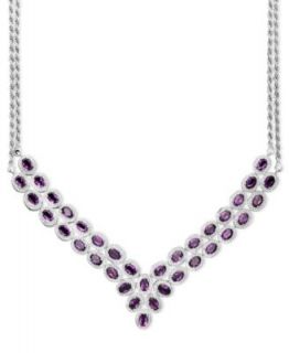 Sterling Silver Necklace, Amethyst Necklace (30 ct. t.w.)   Necklaces