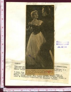1961 Carol Lynley Last Sunset Kirk Douglas Dance Photo