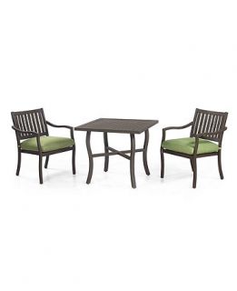 Madison Outdoor Patio Furniture, 3 Piece Set (32 Dining Table and 2