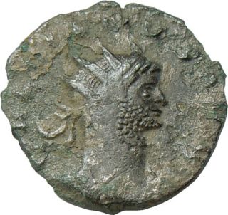 Gallienus AE Antoninianus Pax Authentic Ancient Roman Coin